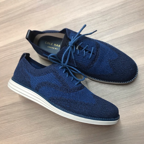 cole haan zerogrand stitchlite blue